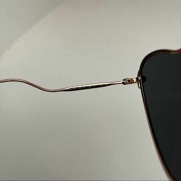 NWT Miu Miu Butterfly Cat eye Gold Stylized sunglasses - Picture 6 of 7